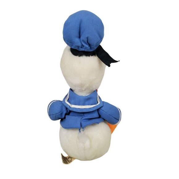 Vintage Disney Donald Duck Plush Happy Birthday 50 Years Applause Korea Sailor - Picture 4 of 12